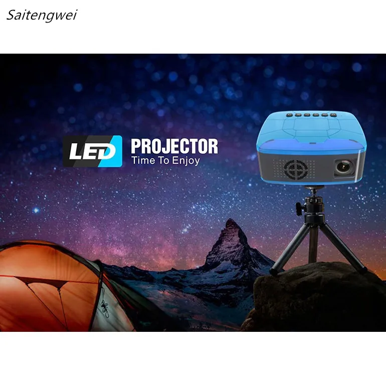 HD 1080P Мини Proyektor Portabel Rumah светодиодный Proyektor untuk Anak-anak, Mendukung HDMI USB ноутбук ПК