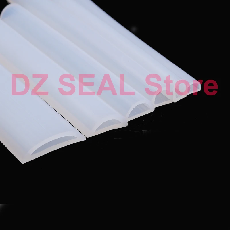

1 Meter D type door gasket silicone rubber sealing strip weatherstrip water retaining strip kitchen water stopper