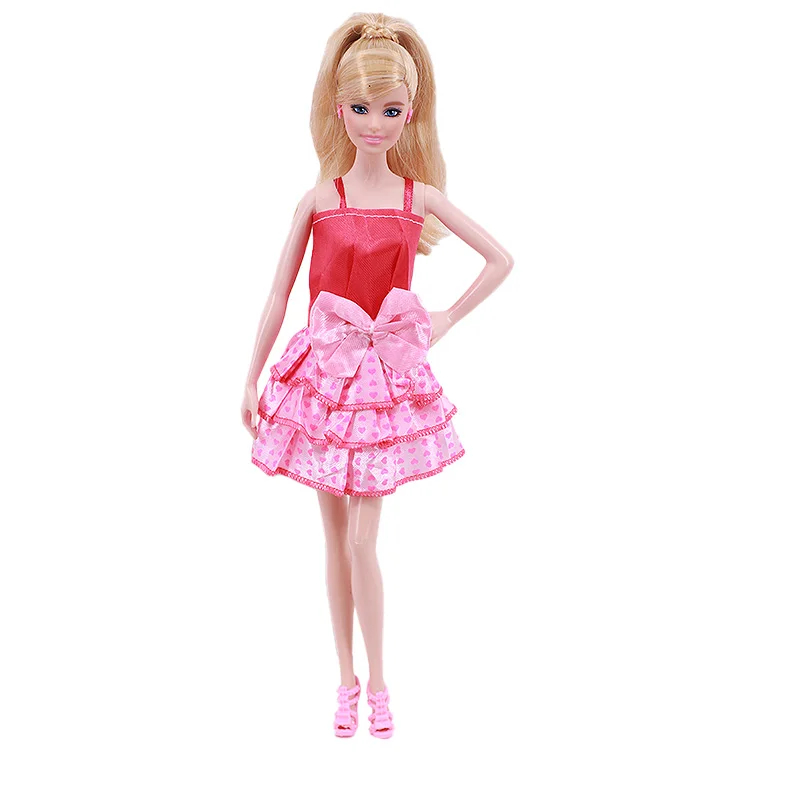 Fashion Popular Multi-layer Skirt Short Skirt College Style For 11 Inch 26-28Cm Barbies Doll Puff Skirt With Waist,Kid Toy 20