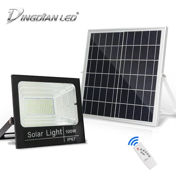 

LED Solar Light Remote Control Solar Floodlight IP67 10W 25W 40W 100W 200W Solar Power Light Outdoor Lighting for Wall backyard