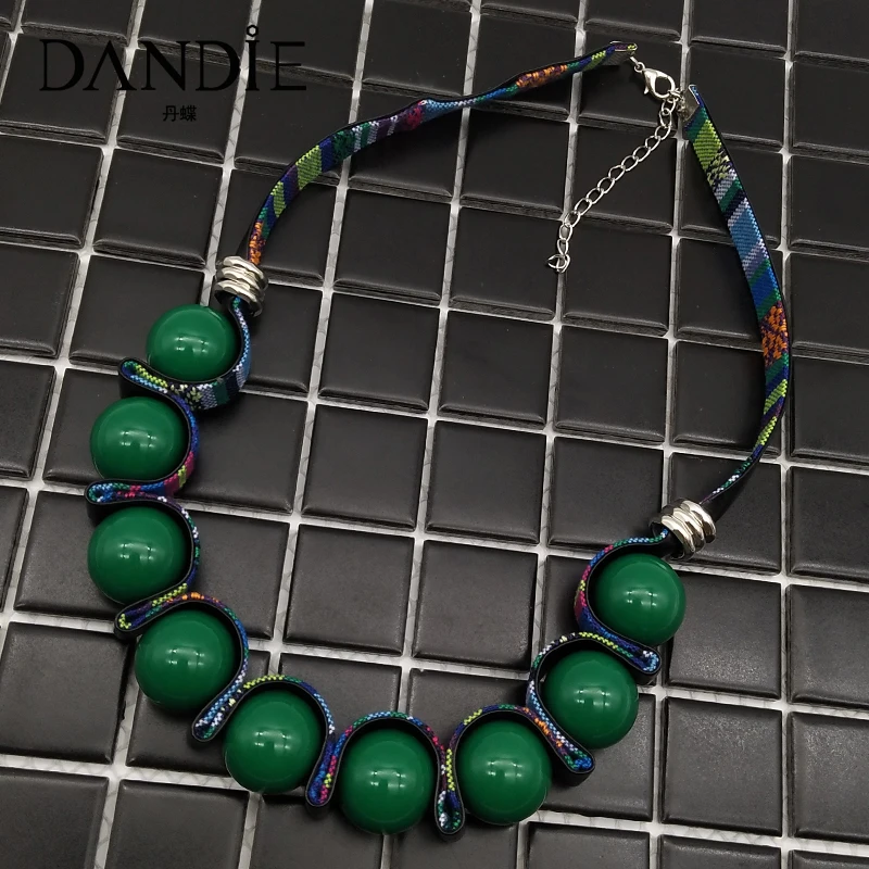 Dandie Stylish acrylic beads necklace simple female jewelry | Украшения и аксессуары