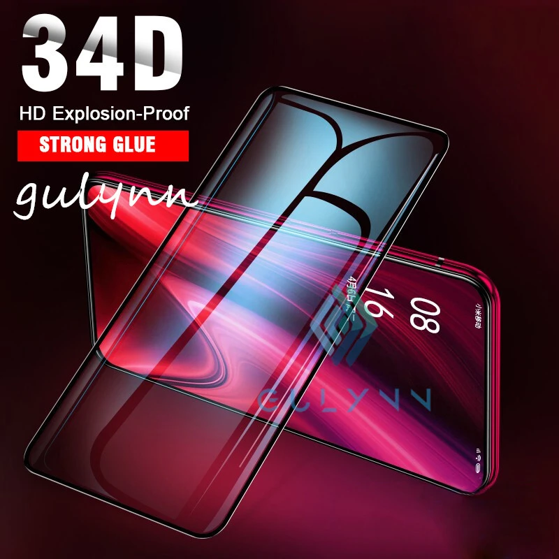 

34D Tempered Glass For Xiaomi Pocophone F1 Mi 9 9T Glass For Redmi 4X 7 7A Note 5 6 7 7S K20 Pro Screen Protector Full Screen