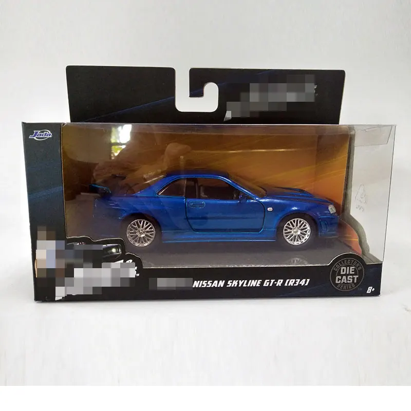 JADA 1/32 масштабная модель автомобиля Плимут GTX, Nissan R34, Dodge charger, HONDA S2000, Mitsubishi Eclipse литая металлическая модель автомобиля игрушка