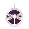 Aroma Locket Pendant Magnetic Aromatherapy Essential Oil Diffuser Perfume Locket Jewelry Fit Necklace Keychain Free 5pads 4