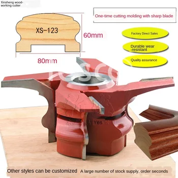 

Woodworking tool end mill solid knife mahogany elbow streamline armrest knife
