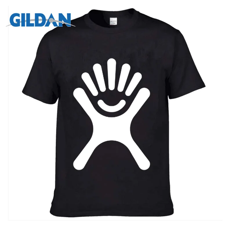 Kopen GILDAN Aangepaste T Shirt Print Hand Uw Eigen Ontwerp Hoge Kwaliteit Ademend Katoen T Shirt Voor Mannen Plus Size XS 3XL