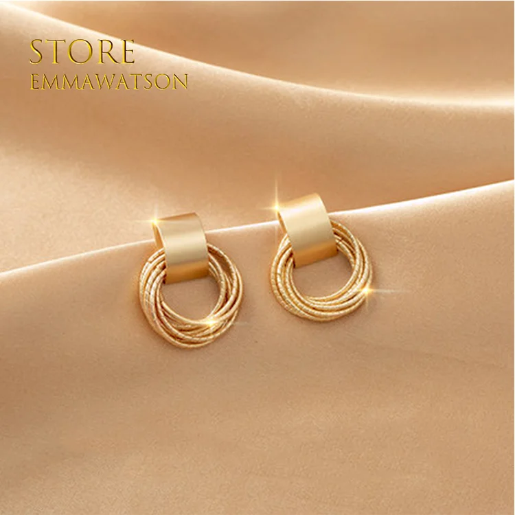 Fashion Women's Earrings Set Pearl Crystal Stud Earrings For Women 2021 Boho Geometric Round Flower Tassel Earrings Punk Jewelry