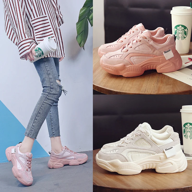 Осенняя женская обувь для бега; дышащая Спортивная обувь для спортзала; женские кроссовки; chaussures femme; 2019 резиновые кроссовки; женские