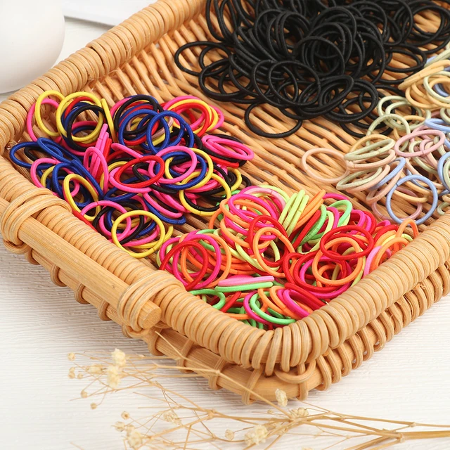 2cm Diameter Mini Rubber Bands, Rubber Elastic Bands Hair Ties, Elastic  Bands for DIY Tied 