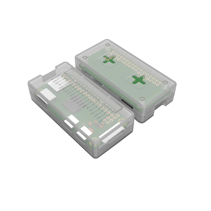 FFYY-2 шт. Abs защитный чехол для Raspberry Pi Zero/W/Wh, 1 шт прозрачный и 1 шт синий