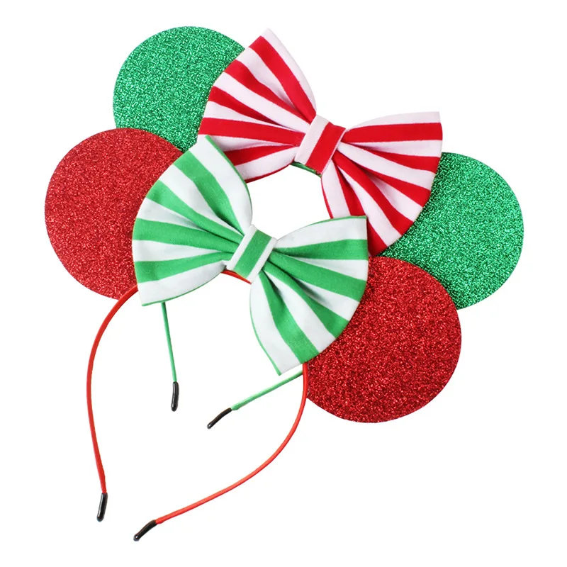 Hot Sale Christmas Eve Baby Hairband Kids Flower Felt Hair Hoop Floral Headwear Ornaments for Children Christmas Party Decor