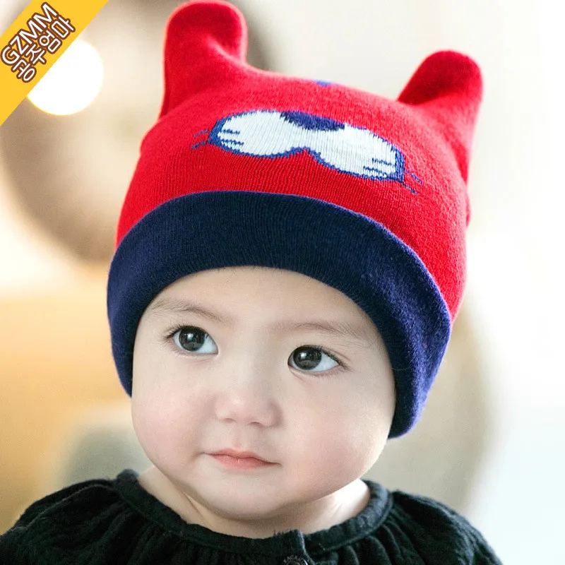Новинка 2019 года; шапка для малышей с милым медведем; шапка для малышей; вязаные теплые детские зимние шапки; аксессуары для фотосъемки