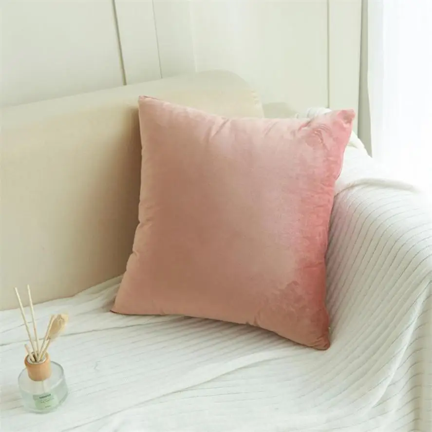 35 1pc Velvet Pillow Sofa Waist Throw Cushion Cover Home Decor Cushion Cover Case home decoration accessories Pillow Cover 30