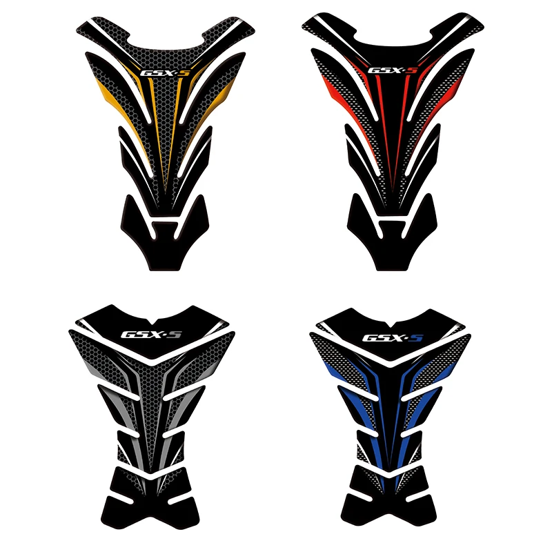 Мотоциклетная 3D наклейка на топливный бак защитные наклейки для SUZUKI GSX-S Fishbone Decal