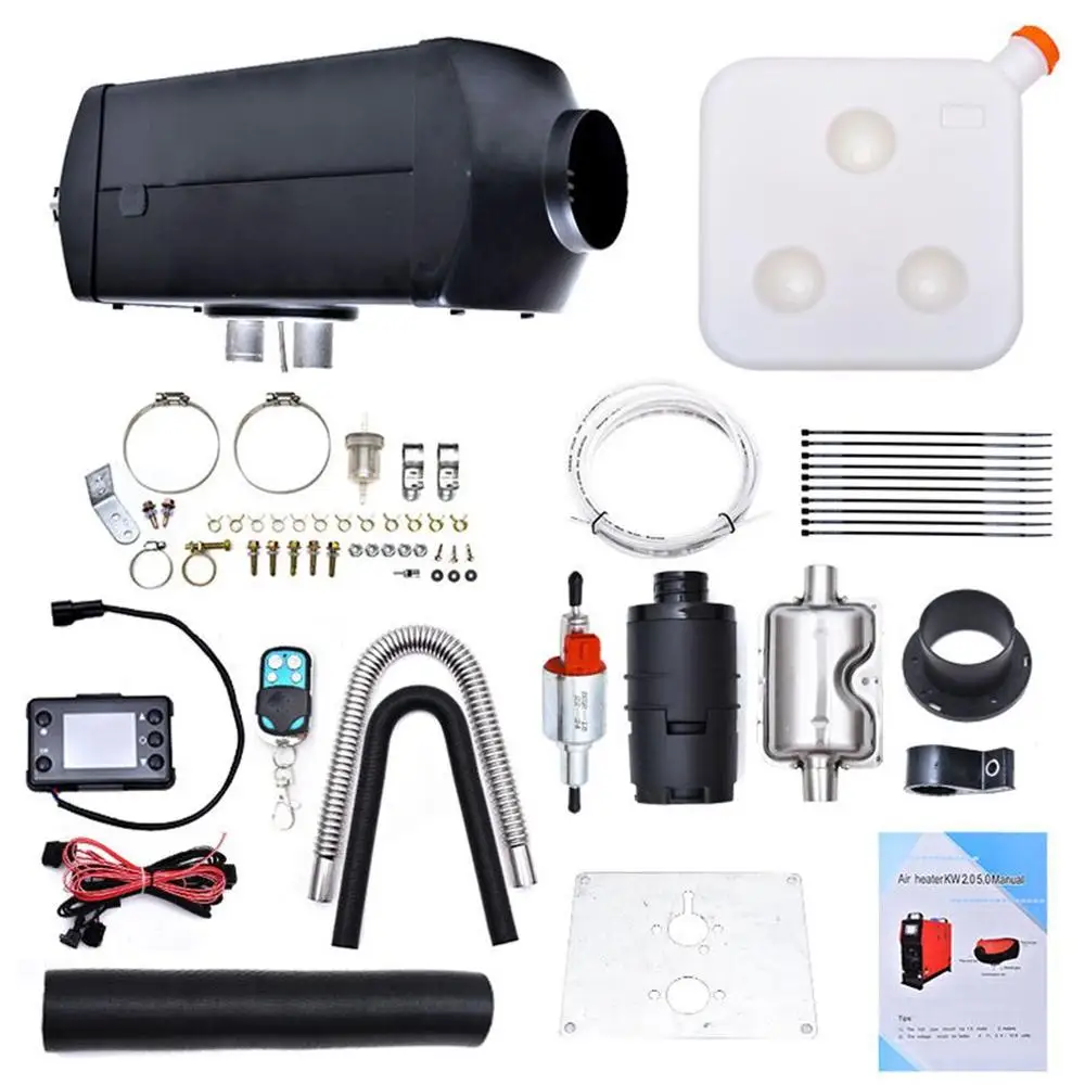 

Fuel Air Heater Fuel Heater Car Truck Diesel Heater Air Heater All Black Professional Fashion Portable