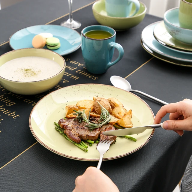 Vancasso Navia-Hs 16/32/48 Darabos Kő Edény Kerámia Étkészlet Vacsora Tányérral, Desszert Tányér, 800 Ml Tál, Bögre Asztalkészlet - Image 3