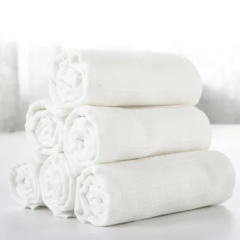 

8Pcs Absorbent Gauze Diapers Cotton Muslin Burp Cloths Flat Form Cloth Diaper Extra Soft and Absorbent New High Quality Mar20