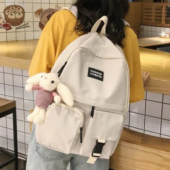 

JOYPESSIE Fashion Women Backpack for Teenage Girls Female Casual School Students Shoulder Bags Travel Backpacks Rucksack