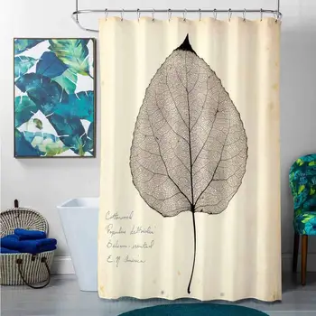 

Shower Curtains for Bathroom Girls Maple Leaf, English, White Background (7),W69 x L90 Christmas Fish Shower Curtain