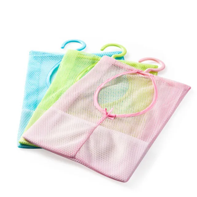 Bathroom Baby Toys Bag Multifunctional Hanging Storage Mesh Bags Baby Bath Toys Eco-Friendly Mesh Child Kids Bath Toys Baskets 5