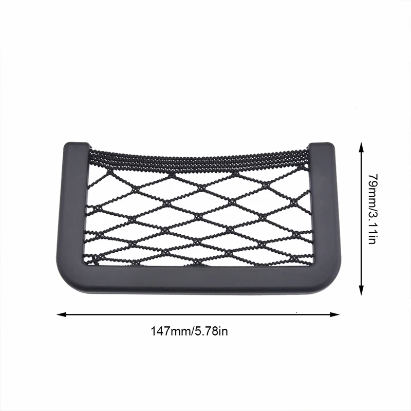 SPEEDWOW Car Trunk Box Storage Bag Mesh Net Bag Holder Pocket String Bag Mesh Pocket Organizer Stowing Tidying Car Styling