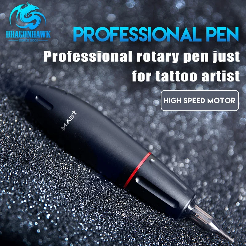 Новинка, 4 цвета, тату-пистолет, ротационная ручка для татуировки, профессиональная Перманентная машина для макияжа, принадлежности для тату-студии