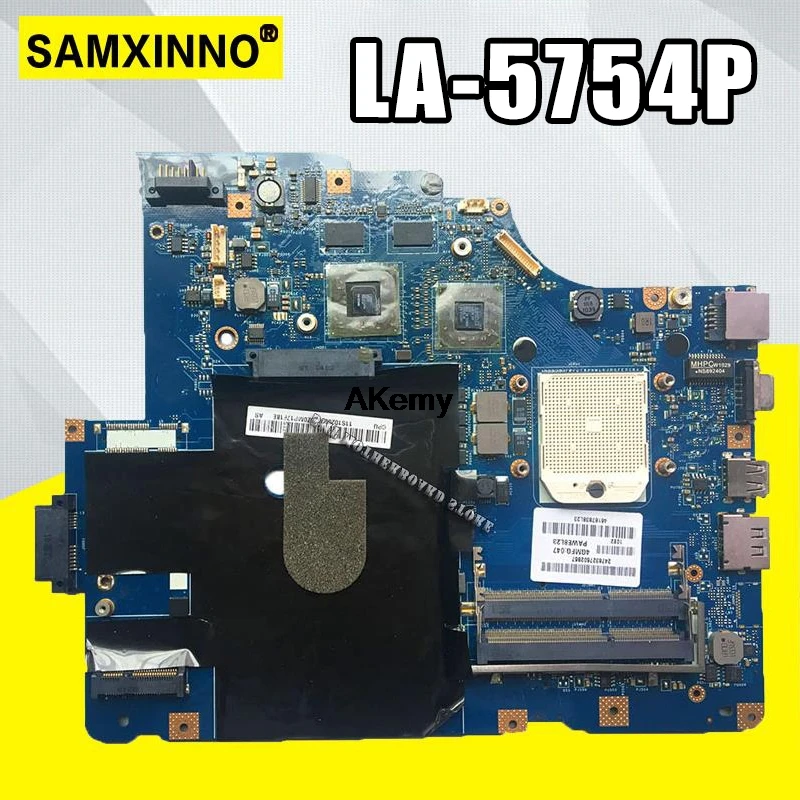 Основная плата для For Lenovo G560 Z560 NIWE2 LA 5754P Rev: 1 0 материнская ноутбука с видеокартой