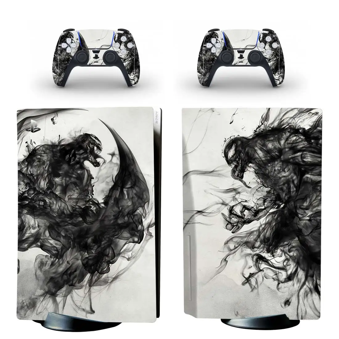 Venom Ps5 Disc Edition Skin Sticker Decal Cover For Playstation 5 Console Controller Ps5 Disk Skin Sticker Vinyl Stickers Aliexpress