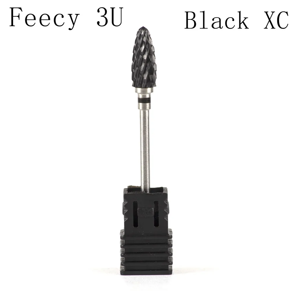 Feecy 3U black XC Резак для маникюра, фрезерный керамический маникюрный станок, набор фрез для педикюра, электрические пилочки для ногтей, сверла для ногтей Feecy - Цвет: Feecy 3U black XC