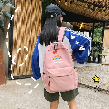 

2020 New Korean Backpack Women's Casual Fashion Simple Student Large-capacity Backpack Ladies