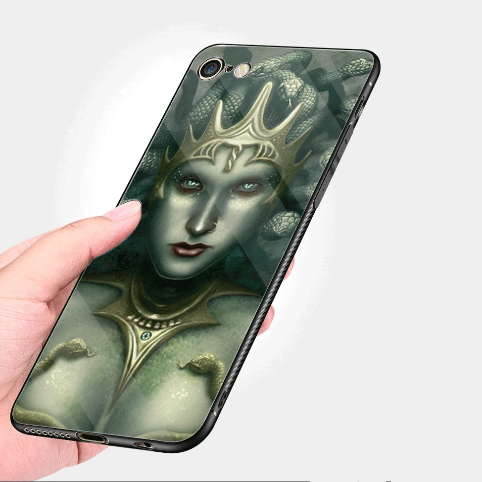 Мобильный телефон стеклянный корпус для iPhone 5 5s SE 6 6s 7 8 Plus XR X XS Max крышка