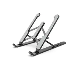 Mesa ergonômica ajustável para laptop de alumínio, suporte para mesa para PC, apoio para notebook com mouse pad, painel e cavalete para cama, TV portátil, escrivaninha dobrável