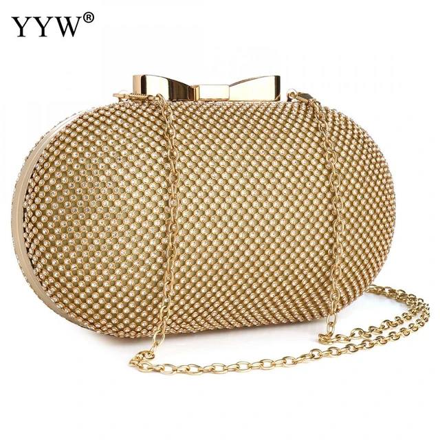 New Arrival Trend Evening Clutch Bags Women Shinny Clutches Purse Crystal  Wedding Exquisite Chain Shoulder Handbags - AliExpress