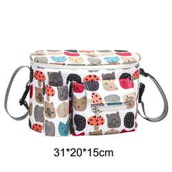 Sac de rangement suspendu pour poussette de bébé, sac à dos de grande capacité pour maman, accessoires de landau à crochet 