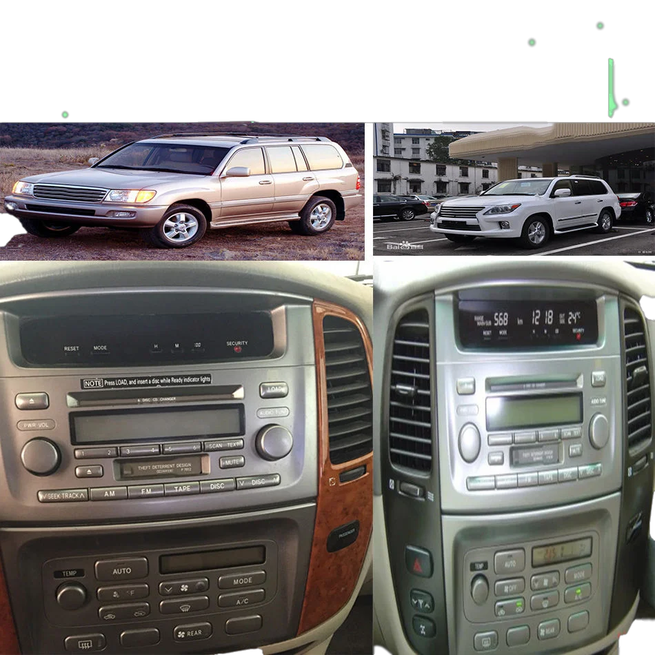 Android 9,0 8 ядерный Автомобильный gps навигатор TOYOTA Land Cruiser 100/LC100/Lexus LX470 1998-2007 Авторадио автомобильный плеер с DVD BT