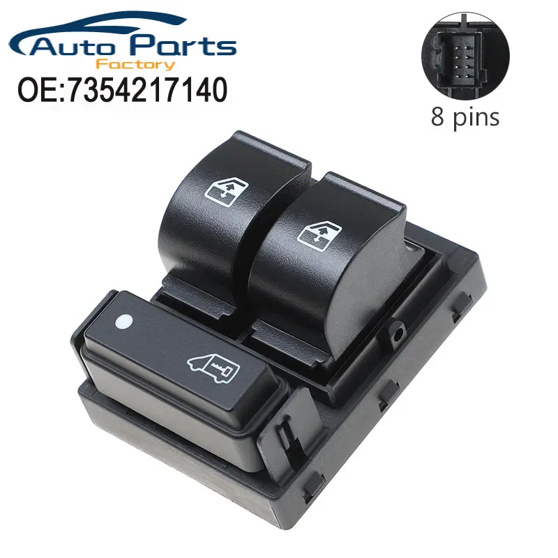 

New Electric Window Switch Button For Fiat Doblo Citroen Peugeot 7354217140 735487419