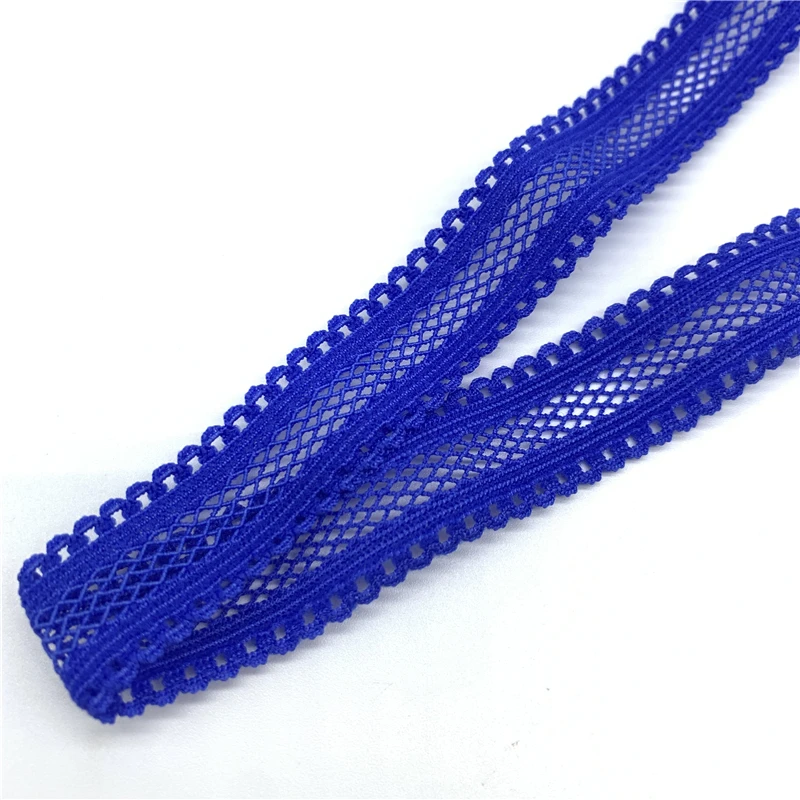 15mm Elastic Grid Ribbon Fold Over Spandex Elastic Band 5yards/Lot For Sewing Lace Trim Waist Band Garment Accessory ribbon decoration ribbon supplies sewing ribbon lace trim ribbon