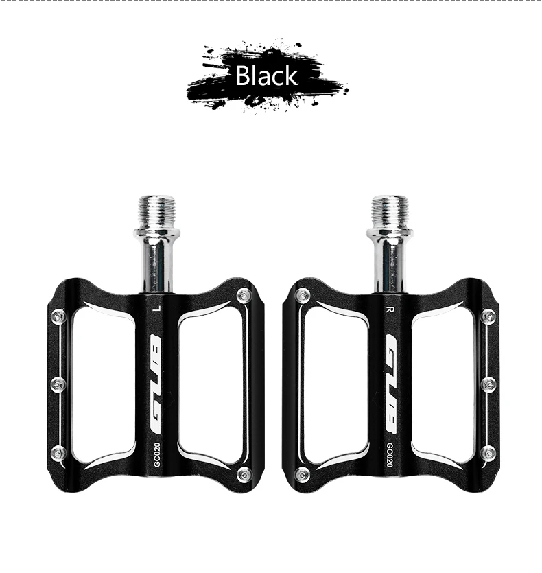 Pédales De Vélo Avec Crochets (cales) - En Aluminium, Axe 9/16", Compatibles VTT, Route, Ville, Universelles