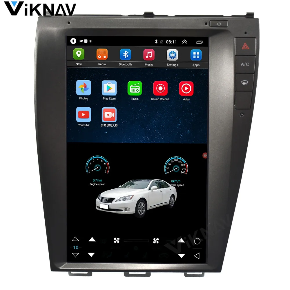

Автомагнитола с DVD, мультимедийный плеер для Lexus ES ES240, ES350, 2006-2012, GPS-навигатор, стерео, видеоплеер, FM, 12,1 дюйма, система Android