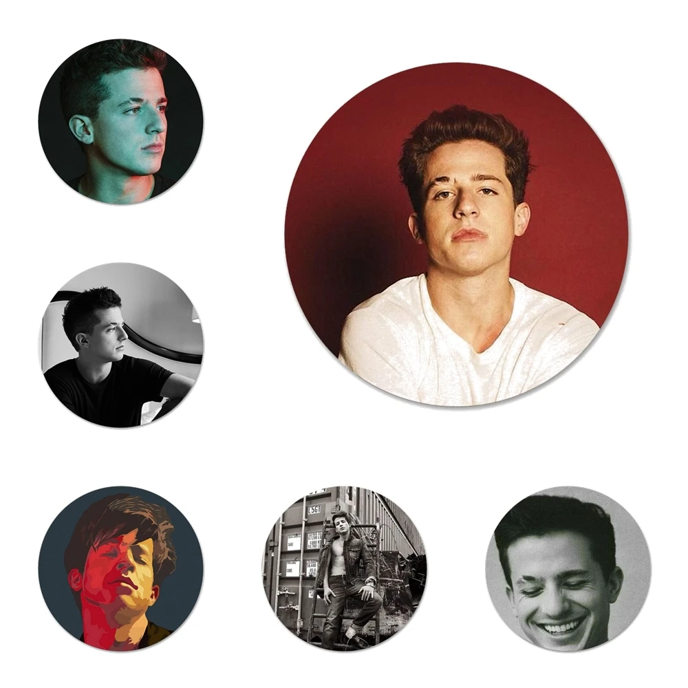 58mm Charlie Puth Kitchen Home Decor Refrigerator Magnetic Stickers Opener  Beer Coke