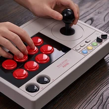 8Bitdo-Joystick Arcade Ultimate Software Turbo Bluetooth, 2,4G y conectividad con cable para Switch & Windows