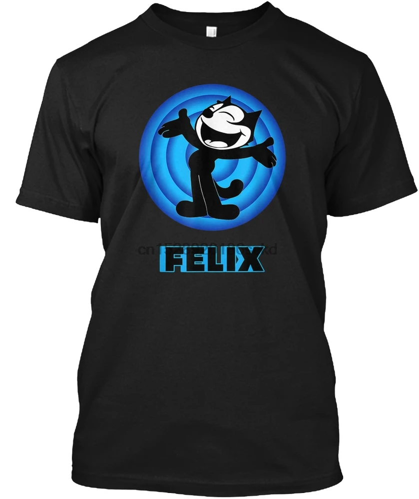 Мужская футболка FELIX A мультяшный Кот руки вытянутые BL футболки женская | одежда