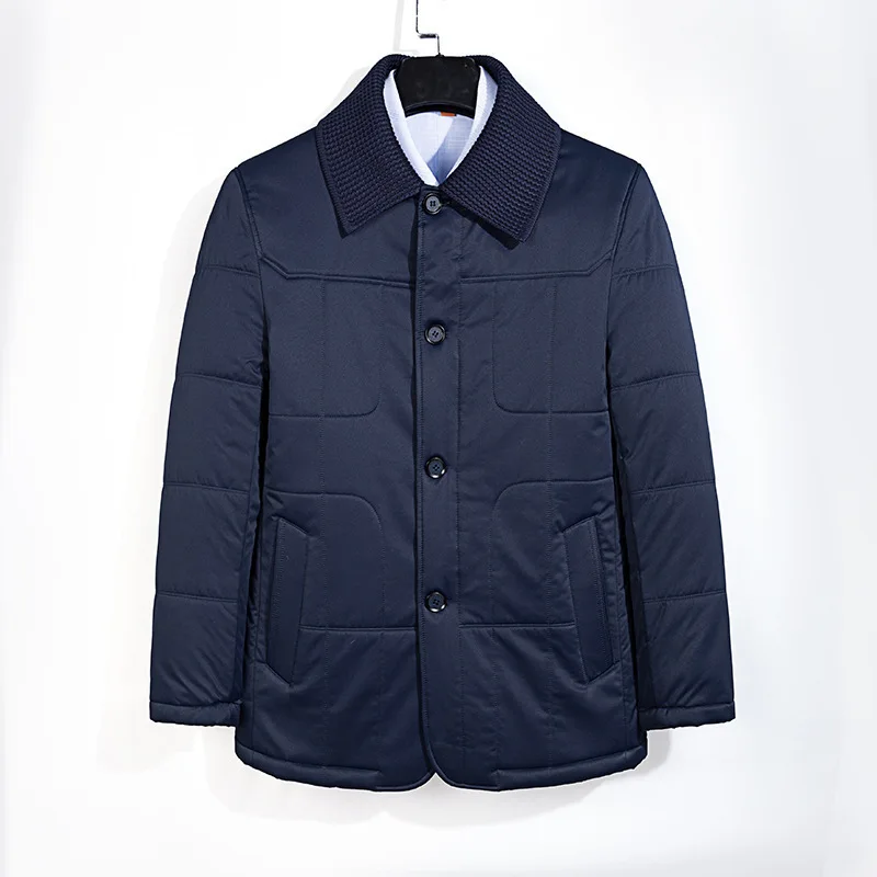 

Middle-aged And Elderly Male Cotton-padded Jacket Plus Fat plus Size Thicken Loose Cotton-padded Jacket Fat Dad Winter