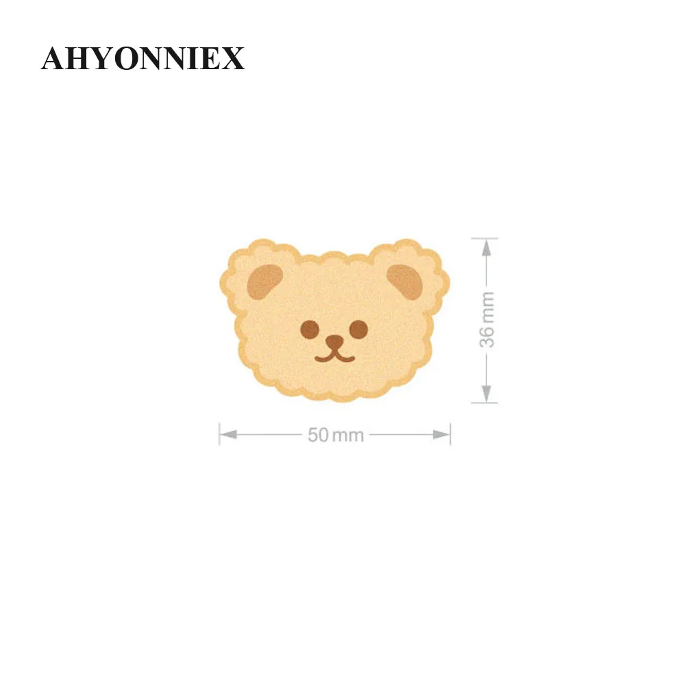 AHYONNIEX Stickerei Alpaka Patch Weiß Nette Eisen Auf Patches Abzeichen Für Kleidung Stoff Aufkleber DIY Applique Streifen Parch – Detail 16