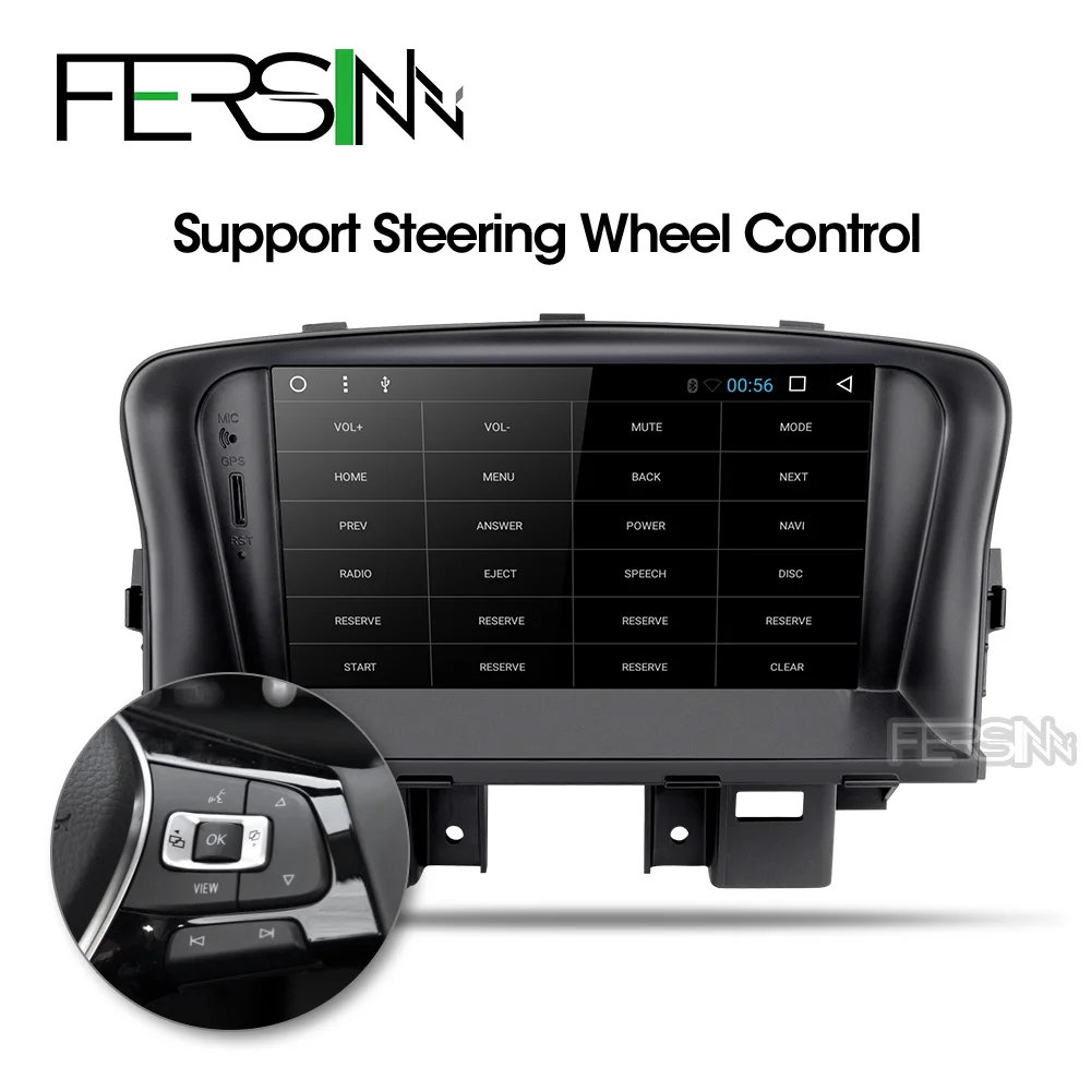 Clearance Fersinny ZLKLZ7060 2G+32G Android 8.1 car dvd radio player For Chevrolet Cruze 2008 2009 2010 2011 2012 car gps stereo player 1