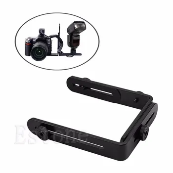 

Metal L-shaped Double Dual Bracket/Holder Mount for Canon Camera&Speedlite Flash