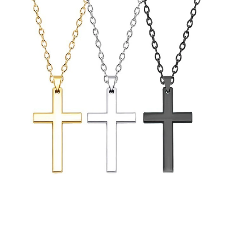 Vintage Gothic Pendants Cross Necklace 