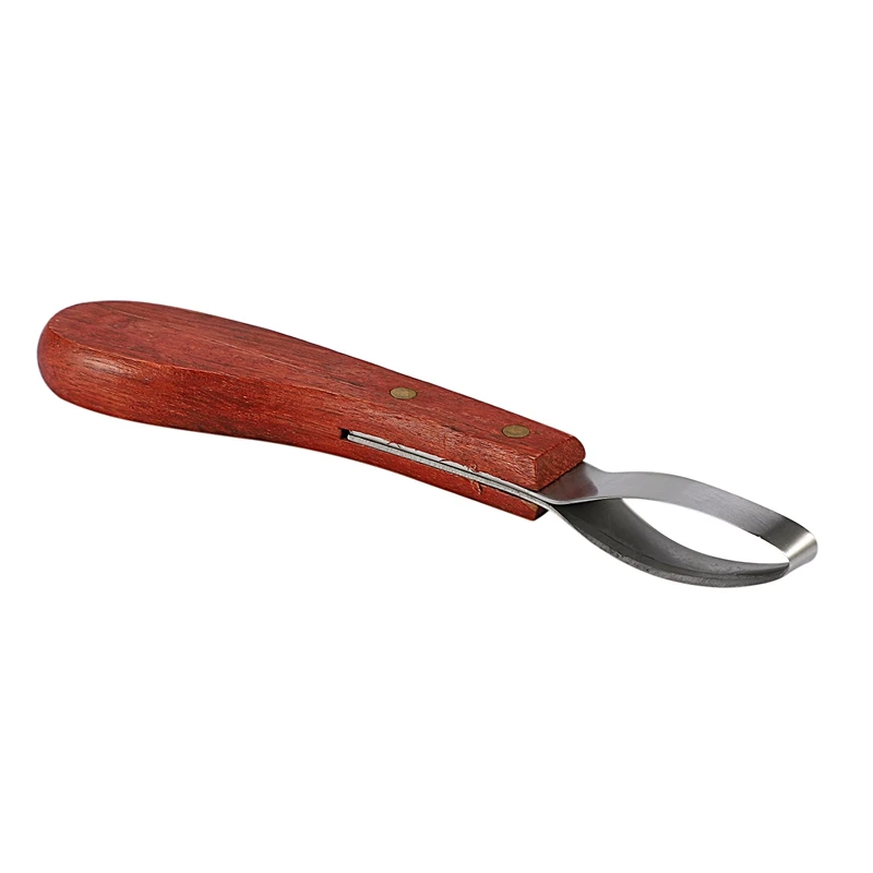 Конский нож-копыта, Овальный нож-копыта, конский нож, инструмент из нержавеющей стали, для правой или левой руки