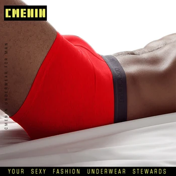 

CMENIN Popular Cotton Solid Low waist Underwear Mens Boxer Homme Trunks Boxer Men Undeware Boxers Sexi AD304