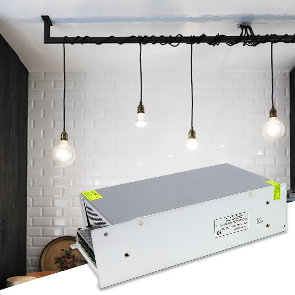 AC DC 24 В 5A 10A 15A 20A 30A 40A 100 Вт 120 Вт 150 Вт 200 Вт 240 Вт 350 Вт 500 Вт 600 Вт 720 Вт 800 Вт 1000 Вт Светодиодный источник питания для светодиодов